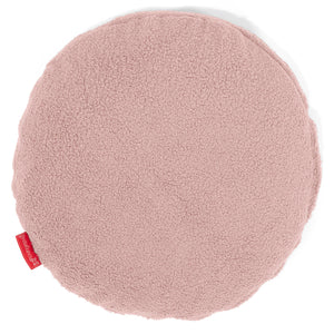 Poszewka na poduszkę ozdobna okrągła 50cm - Boucle Róż