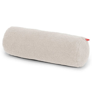 Poszewka na poduszkę ozdobna wałek 20 x 55cm - Boucle Kość słoniowa