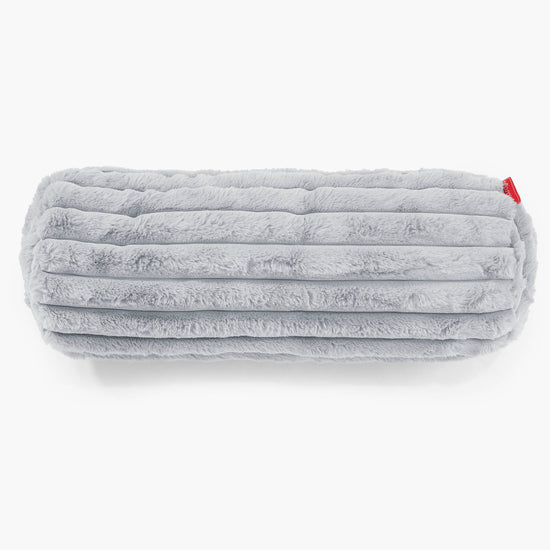 Poszewka na poduszkę ozdobna wałek 20 x 55cm - Sztruks ultra plusz Kacze jajo niebieskie 02