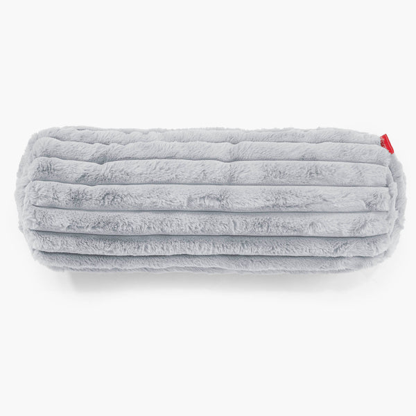 Poszewka na poduszkę ozdobna wałek 20 x 55cm - Sztruks ultra plusz Kacze jajo niebieskie 01