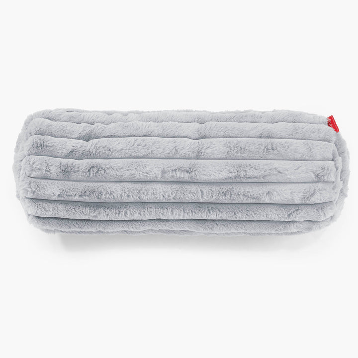 Poszewka na poduszkę ozdobna wałek 20 x 55cm - Sztruks ultra plusz Kacze jajo niebieskie 02