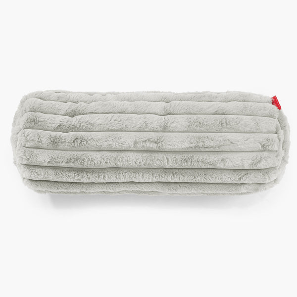 Poszewka na poduszkę ozdobna wałek 20 x 55cm - Sztruks ultra plusz Szałwiowy zielony 01