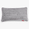 Poszewka na poduszkę XL prostokątna 40 x 70cm - Sztruks ultra plusz Szarość 01