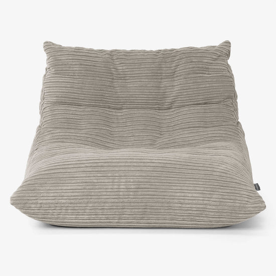 Pufa fotel Noah na podłogę - Klasyczny sztruks Mysi 01