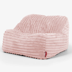 Pufa fotel Sloucher - Sztruks ultra plusz Łosoś
