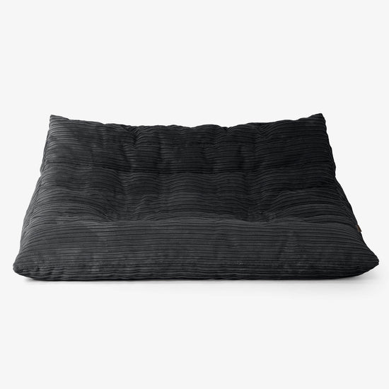 Pufa sofa podłogowa Noah - Klasyczny sztruks Czerń 01