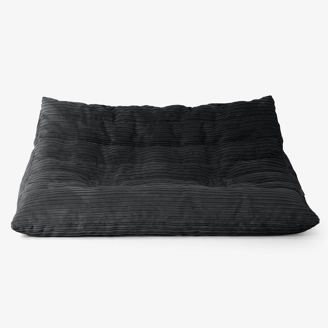 Pufa sofa podłogowa Noah - Klasyczny sztruks Czerń 01