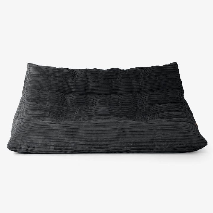 Pufa sofa podłogowa Noah - Klasyczny sztruks Czerń 01