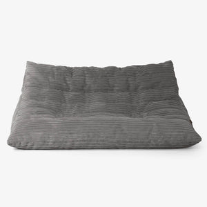 Pufa sofa podłogowa Noah - Klasyczny sztruks Grafit szarość