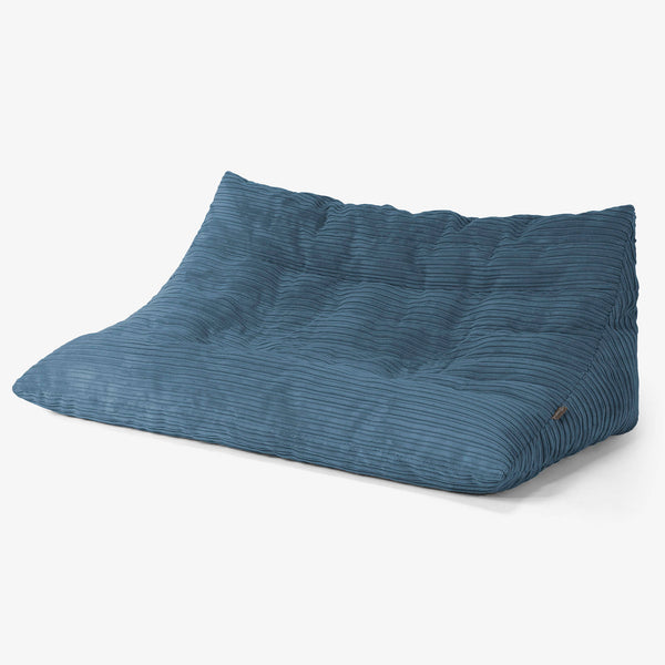 Pufa sofa podłogowa Noah - Klasyczny sztruks Granat 01