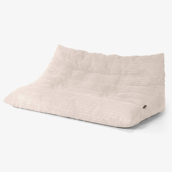 Pufa sofa podłogowa Noah - Klasyczny sztruks Kość słoniowa 01