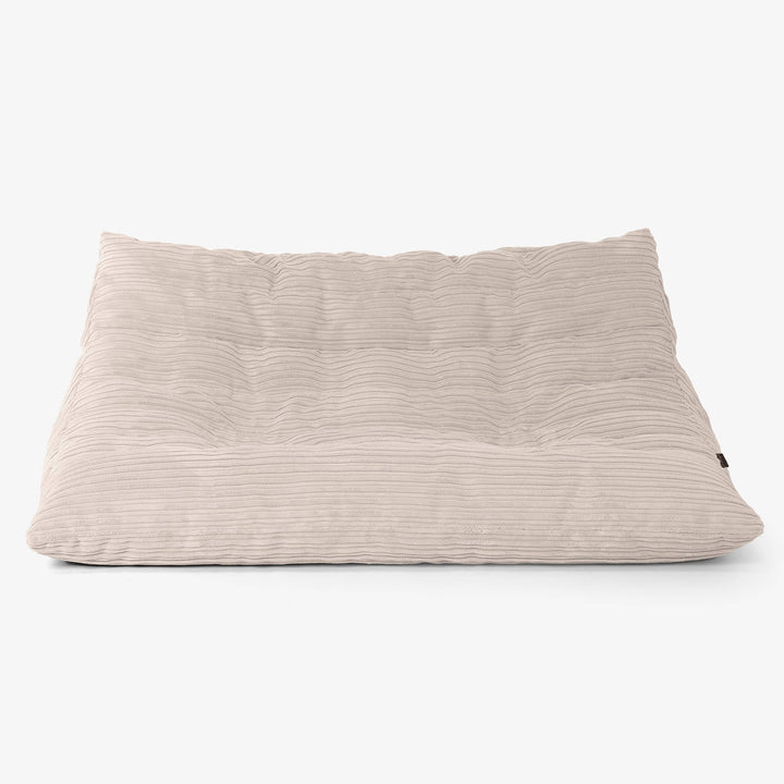 Pufa sofa podłogowa Noah - Klasyczny sztruks Kość słoniowa 01