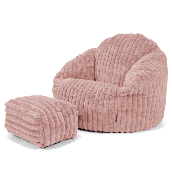 Siedzisko pufa sako Bubble - Sztruks ultra plusz Łosoś 03