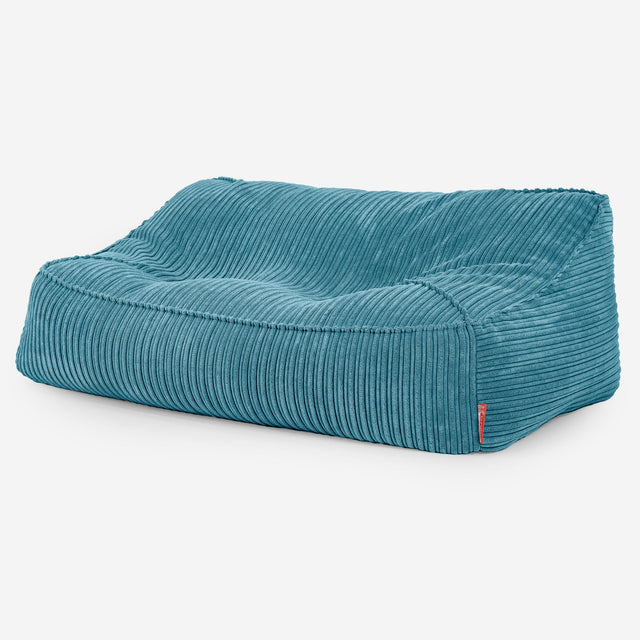 Sofa pufa Sloucher Zamienny Pokrowiec - Klasyczny sztruks 01
