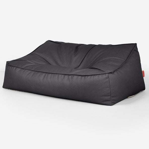 Sofa pufa Sloucher Zamienny Pokrowiec - Skóra wegańska 01