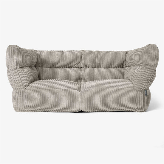 Sofa 2-osobowa pufa Albert 2.0 - Klasyczny sztruks Mysi 01