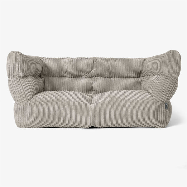 Sofa 2-osobowa pufa Albert 2.0 - Klasyczny sztruks Mysi 01