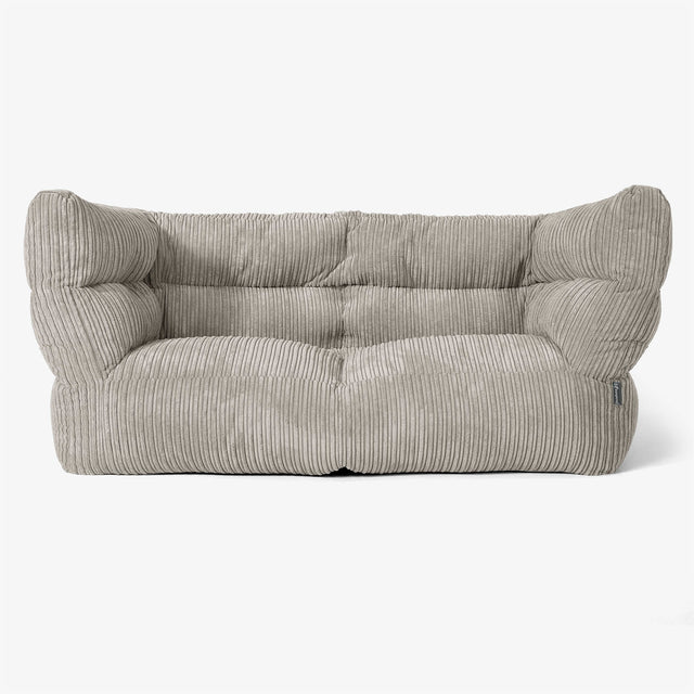 Sofa 2-osobowa pufa Albert 2.0 - Klasyczny sztruks Mysi 01