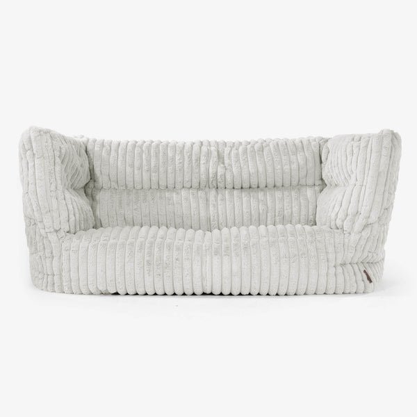 Sofa 2-osobowa pufa Albert 2.0 - Sztruks ultra plusz Szałwiowy zielony