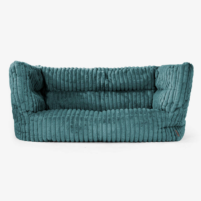 Sofa 2-osobowa pufa Albert 2.0 - Sztruks ultra plusz Turkus 01
