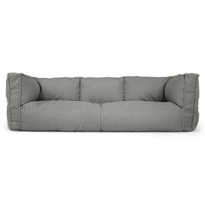 Sofa 3-osobowa pufa Albert - Boucle Szarość