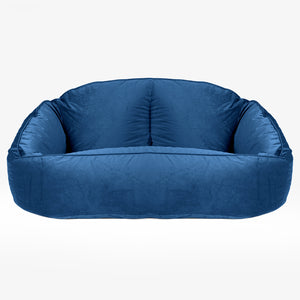 Sofa pufa Bubble - Aksamit Granat