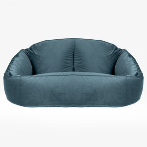Sofa pufa Bubble - Aksamit Turkus