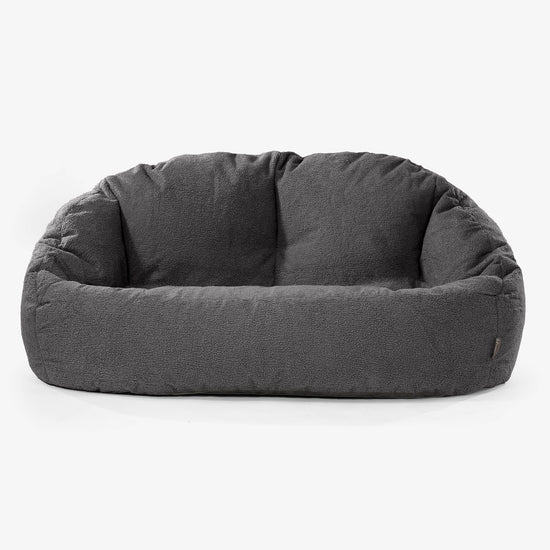 Sofa pufa Bubble - Boucle Grafit szarość 01