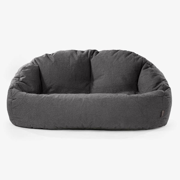 Sofa pufa Bubble - Boucle Grafit szarość 01