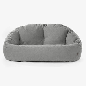 Sofa pufa Bubble - Boucle Szarość