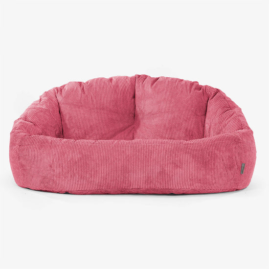 Sofa pufa Bubble - Pom Pom Czerwony pastelowy 01