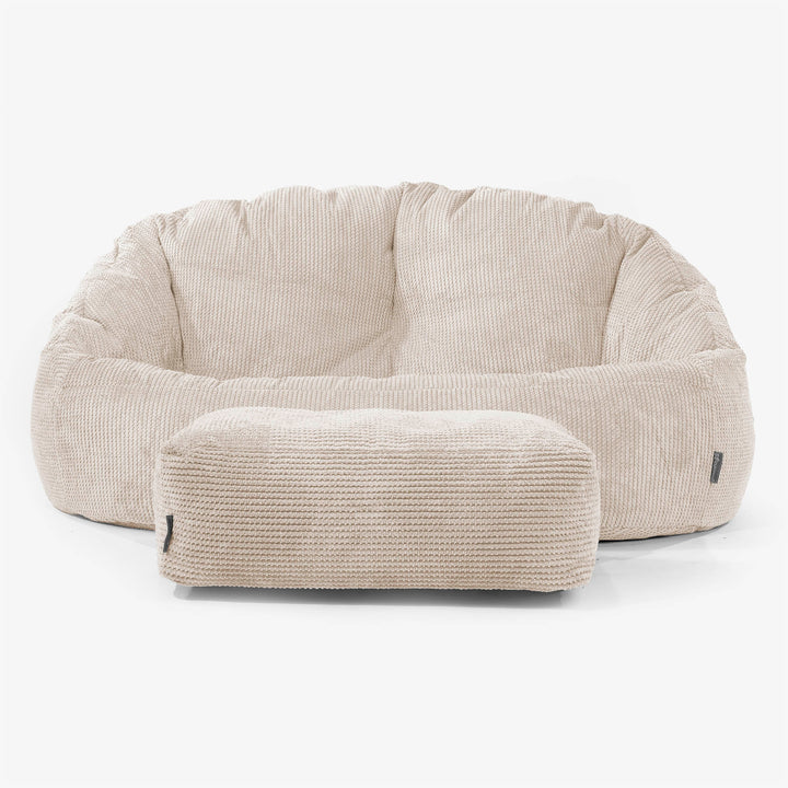 Sofa pufa Bubble - Pom Pom Kość słoniowa 02