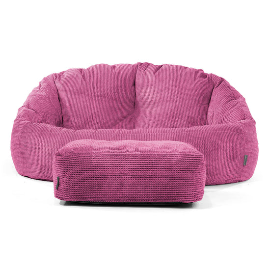 Sofa pufa Bubble - Pom Pom Róż 02