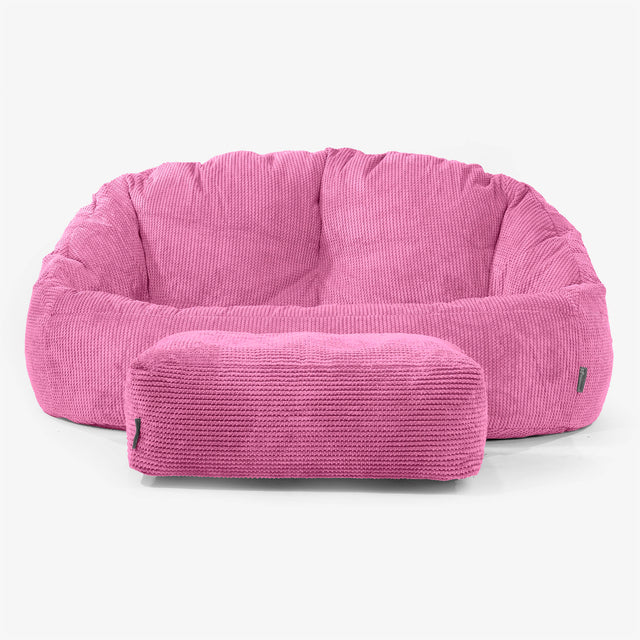 Sofa pufa Bubble - Pom Pom Róż 02