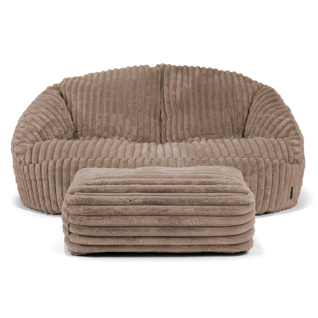 Sofa pufa Bubble - Sztruks ultra plusz Mysi 02