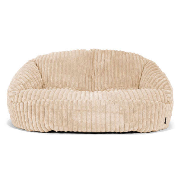 Sofa pufa Bubble - Sztruks ultra plusz Śmietanka 01