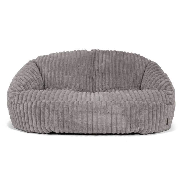 Sofa pufa Bubble - Sztruks ultra plusz Szarość 01