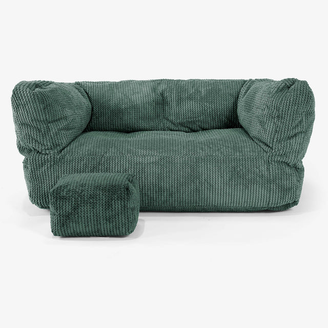 Sofa pufa dla dzieci Albert 2-6 lat - Pom Pom Zielony Mech 02