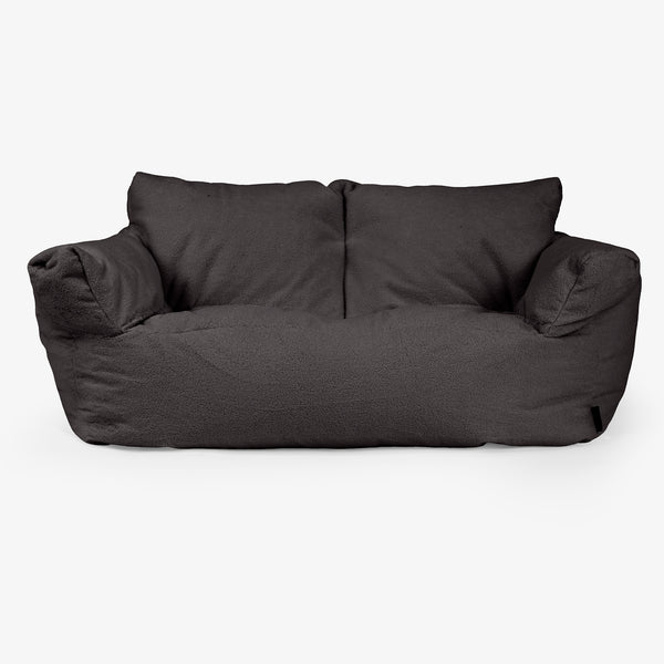 Sofa pufa Josephine - Boucle Grafit szarość 01
