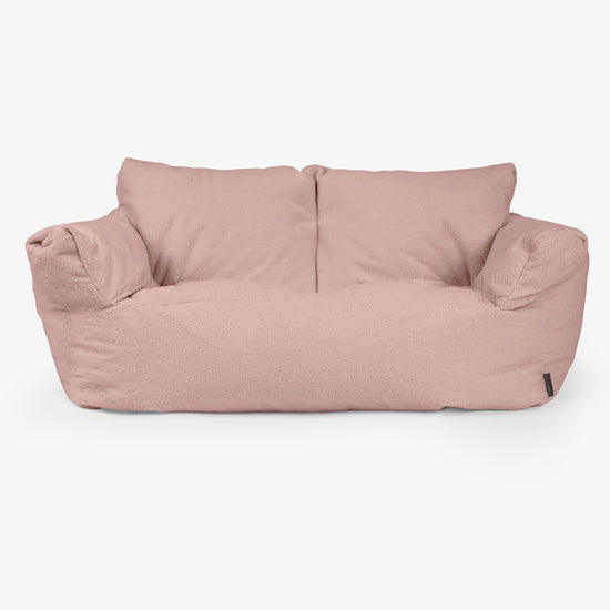 Sofa pufa Josephine - Boucle Róż 01