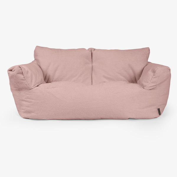 Sofa pufa Josephine - Boucle Róż 01