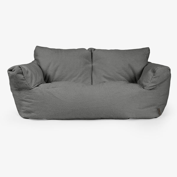 Sofa pufa Josephine - Boucle Szarość 01