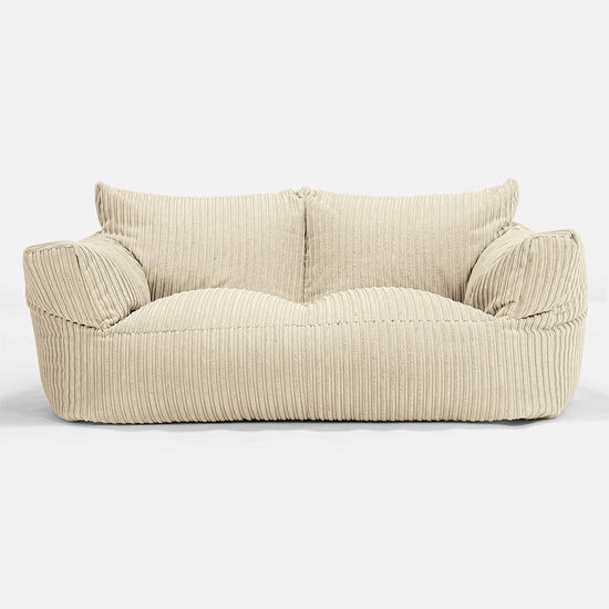 Sofa pufa Josephine - Klasyczny sztruks Śmietanka 01