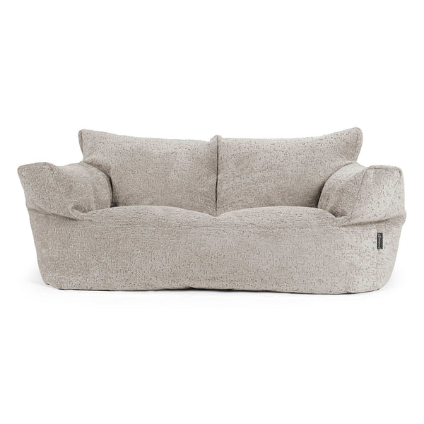 Sofa pufa Josephine - Luksusowa Szenila Szarość 01
