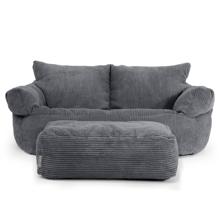 Sofa pufa Josephine - Pom Pom Czerń 02