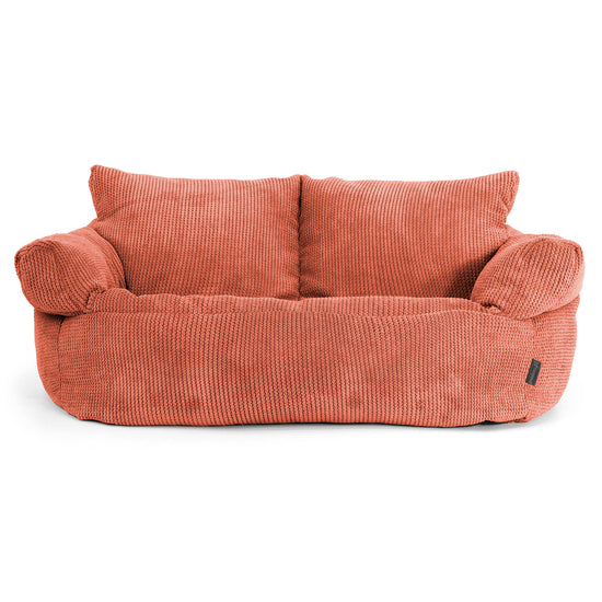 Sofa pufa Josephine - Pom Pom Dyniowy Pomarańczowy 01