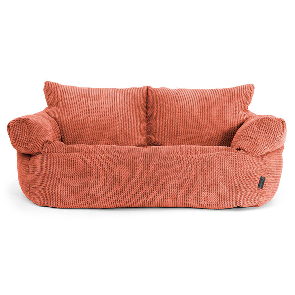 Sofa pufa Josephine - Pom Pom Dyniowy Pomarańczowy 01