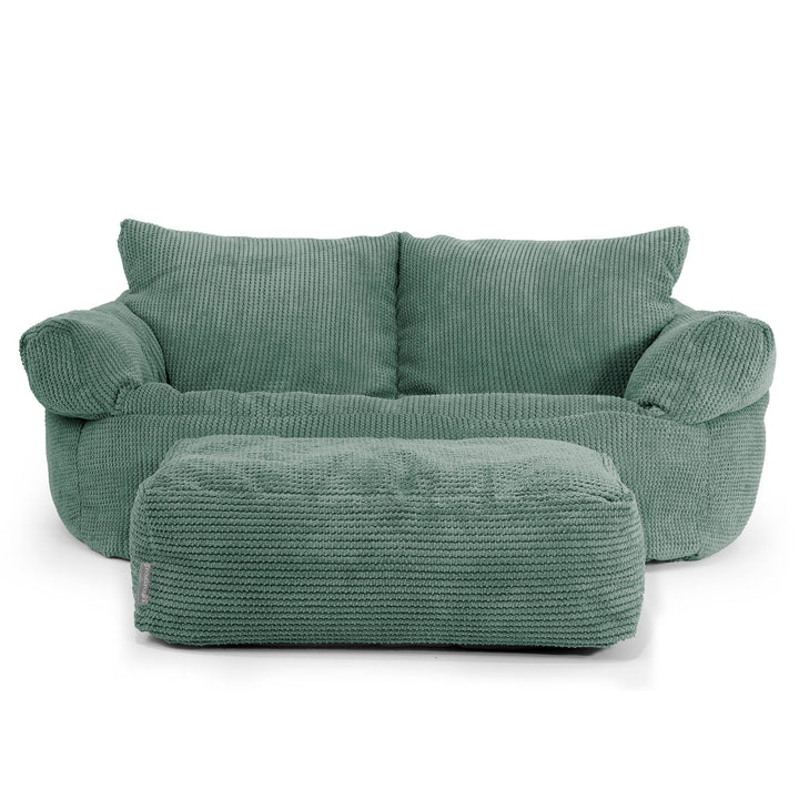 Sofa pufa Josephine - Pom Pom Zielony Mech 02