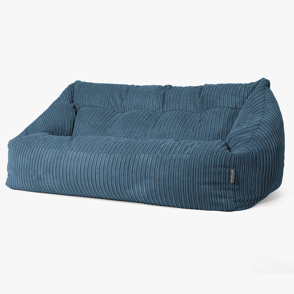 Sofa pufa Maya - Klasyczny sztruks Granat 01