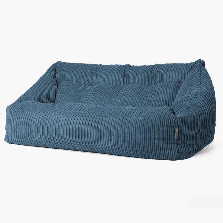 Sofa pufa Maya - Klasyczny sztruks Granat 03